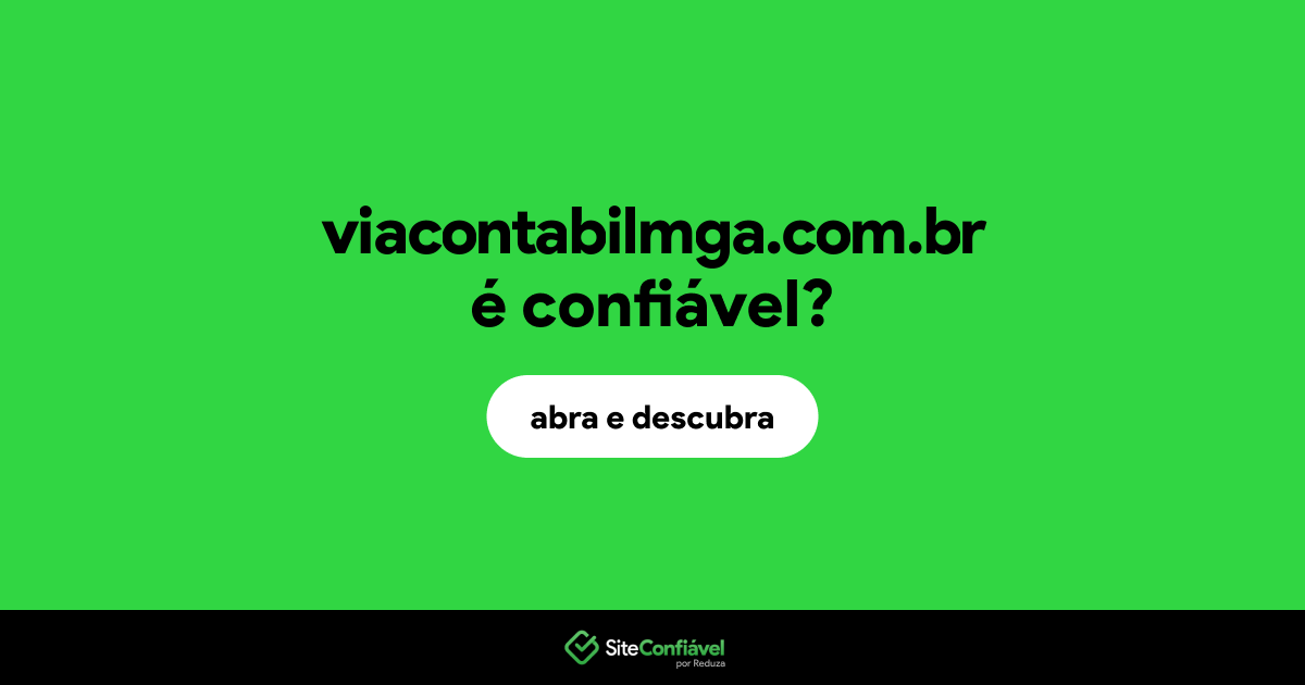 O site viacontabilmga.com.br é confiável?