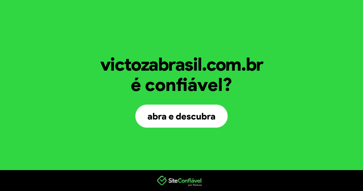 O site victozabrasil.com.br é confiável?