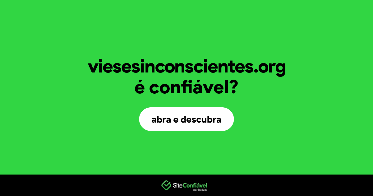 O site viesesinconscientes.org é confiável?
