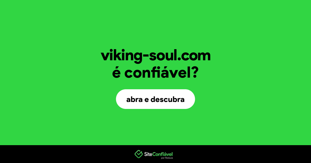 O site viking-soul.com é confiável?