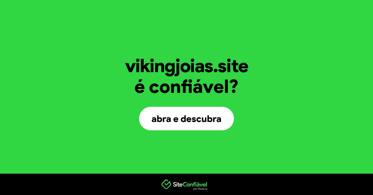 O site vikingjoias.site é confiável?