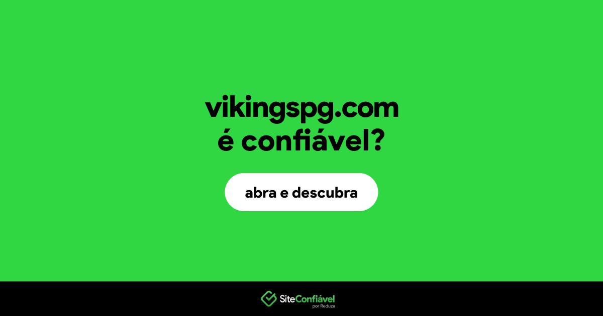 O site vikingspg.com é confiável?