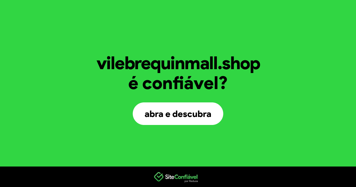 O site vilebrequinmall.shop é confiável?