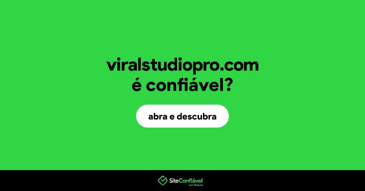O site viralstudiopro.com é confiável?