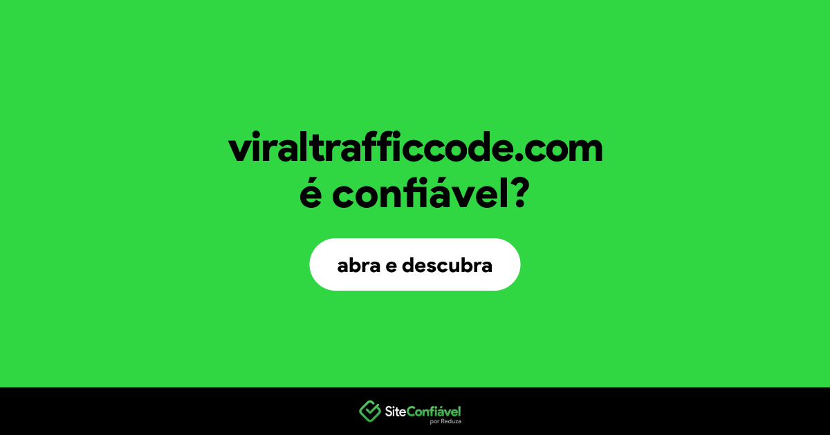 O site viraltrafficcode.com é confiável?