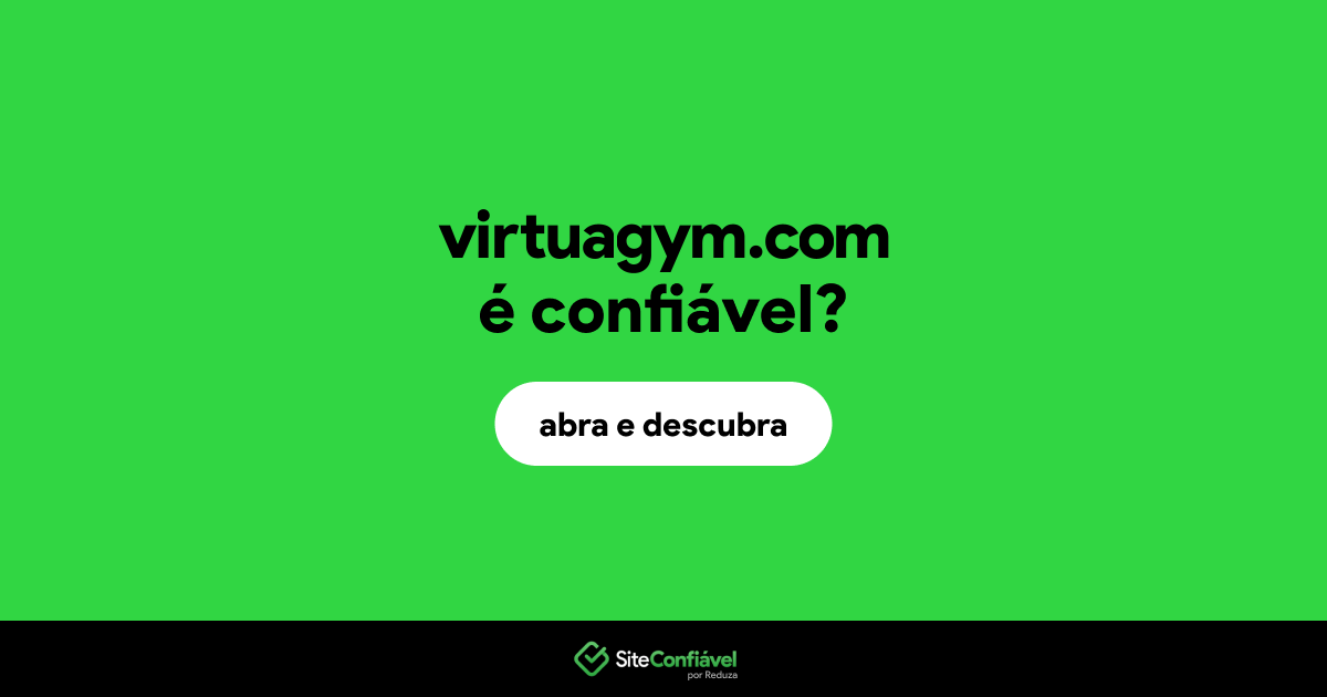 O site virtuagym.com é confiável?