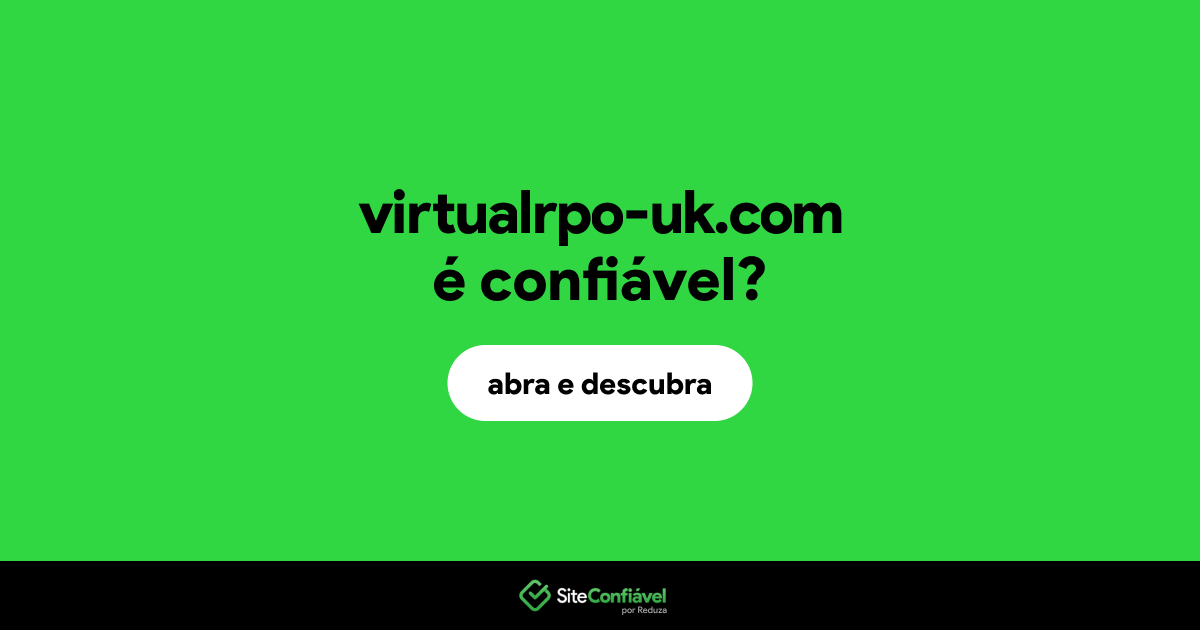 O site virtualrpo-uk.com é confiável?