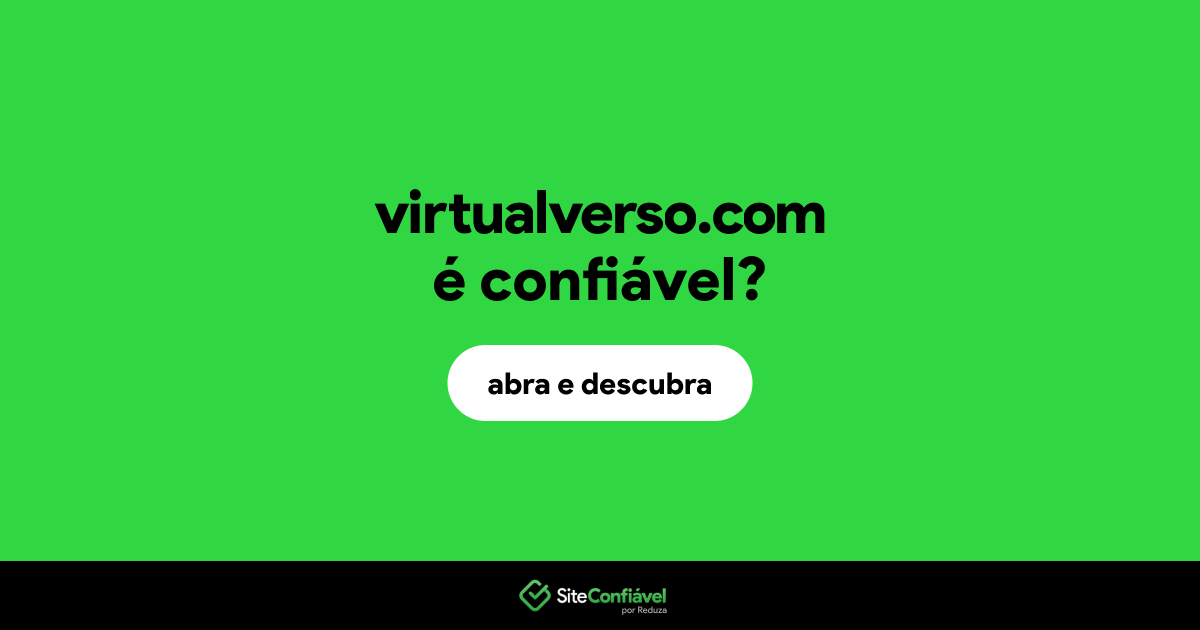 O site virtualverso.com é confiável?