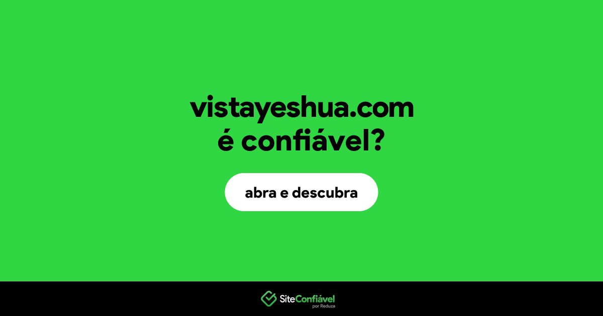 O site vistayeshua.com é confiável?