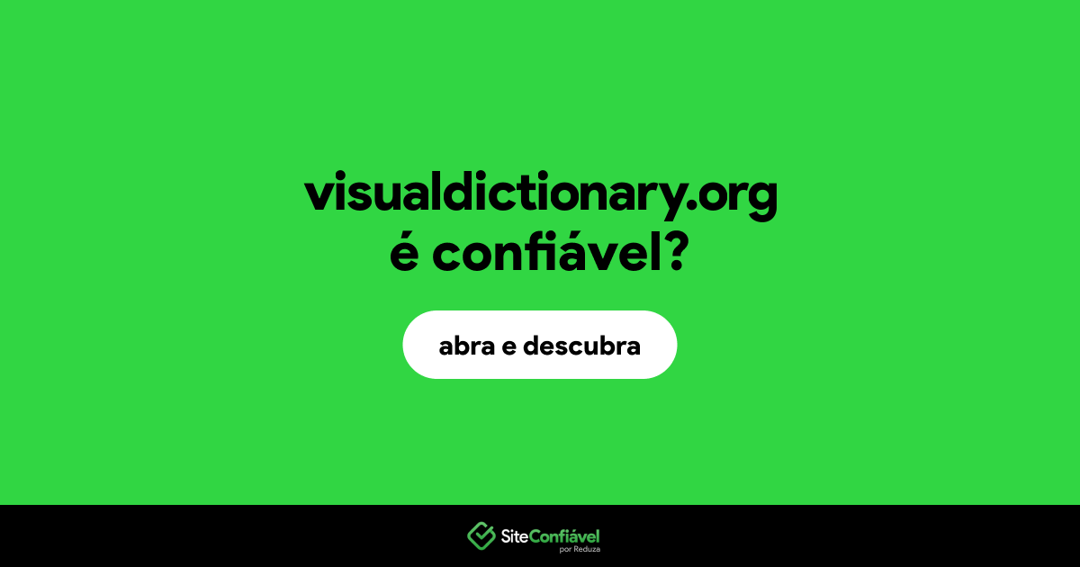 O site visualdictionary.org é confiável?