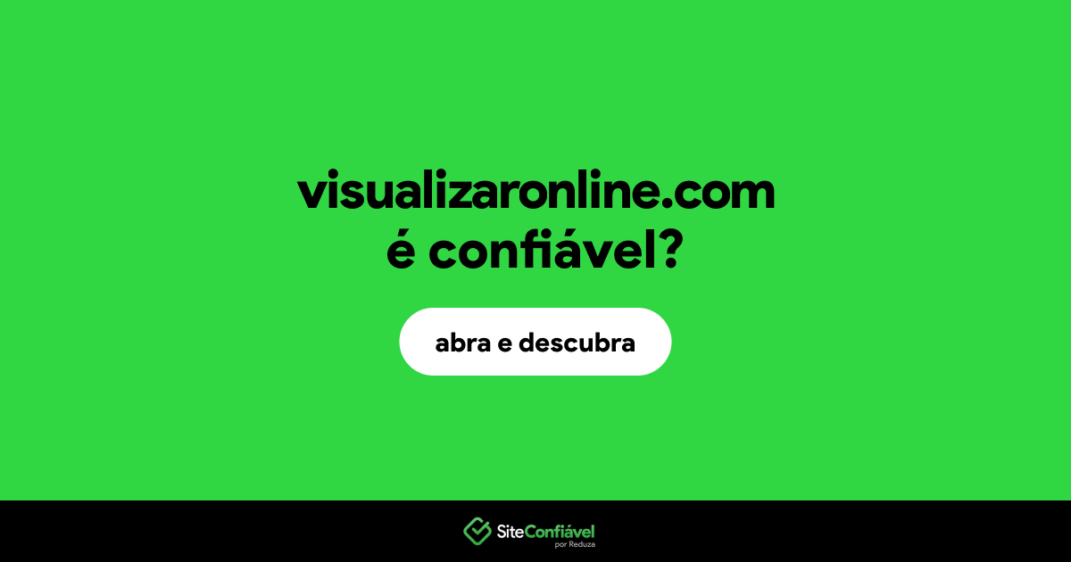 O site visualizaronline.com é confiável?