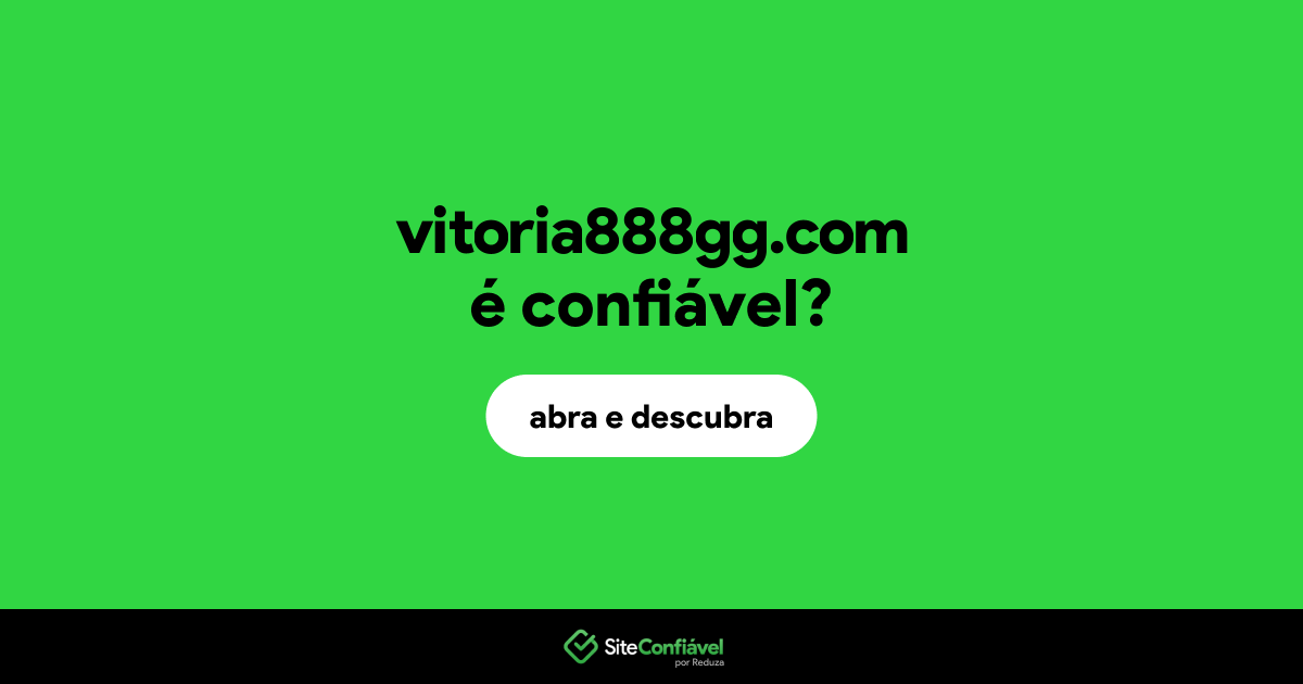 O site vitoria888gg.com é confiável?
