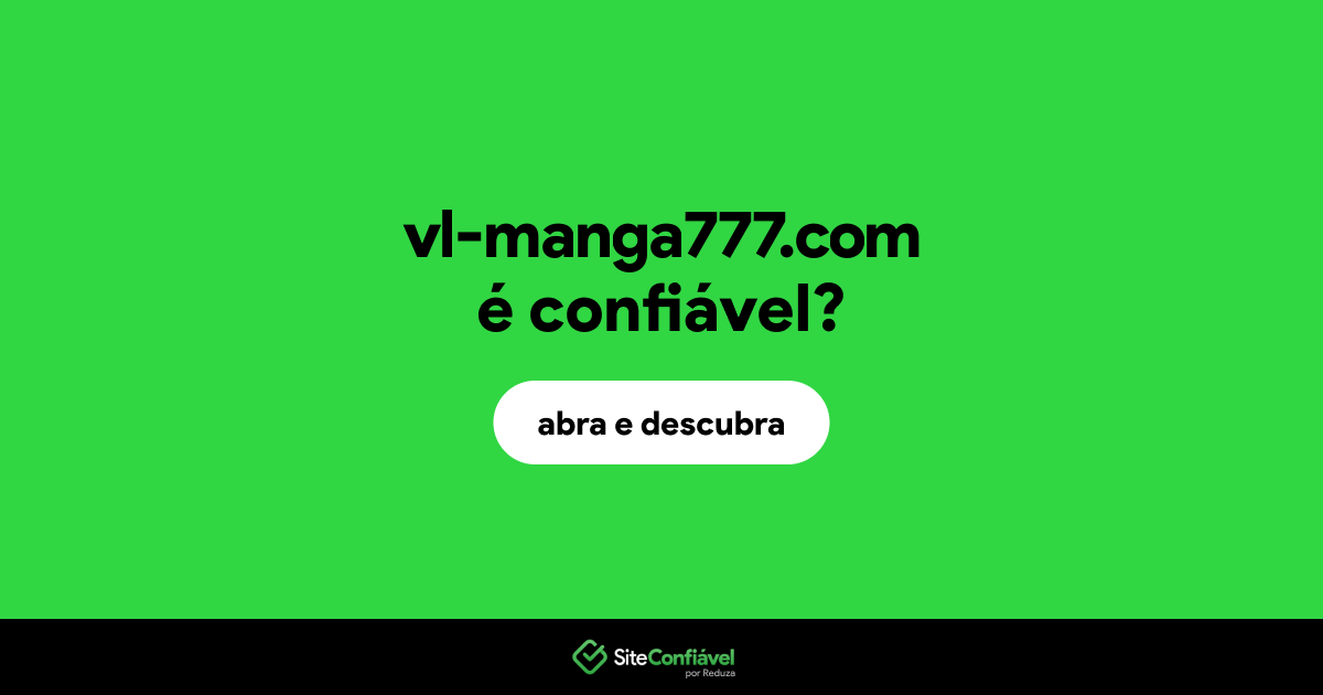 O site vl-manga777.com é confiável?