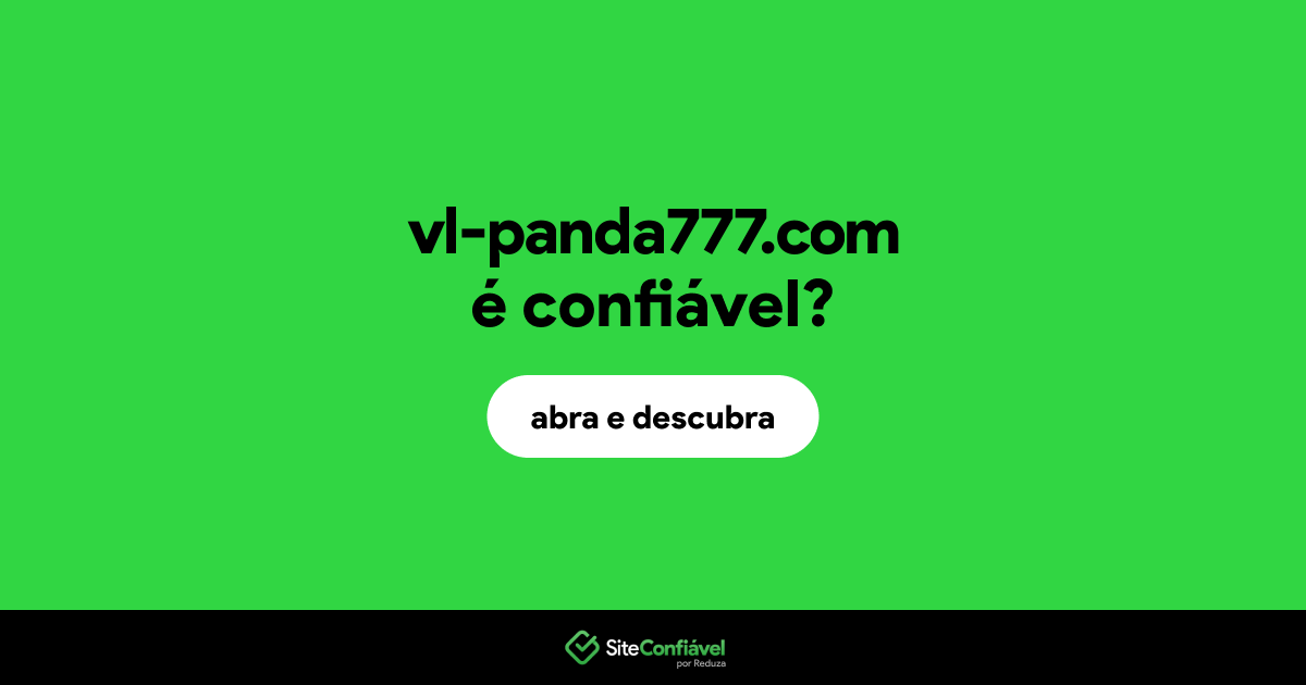 O site vl-panda777.com é confiável?