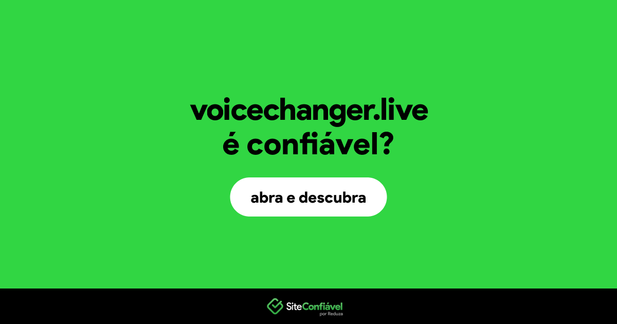O site voicechanger.live é confiável?