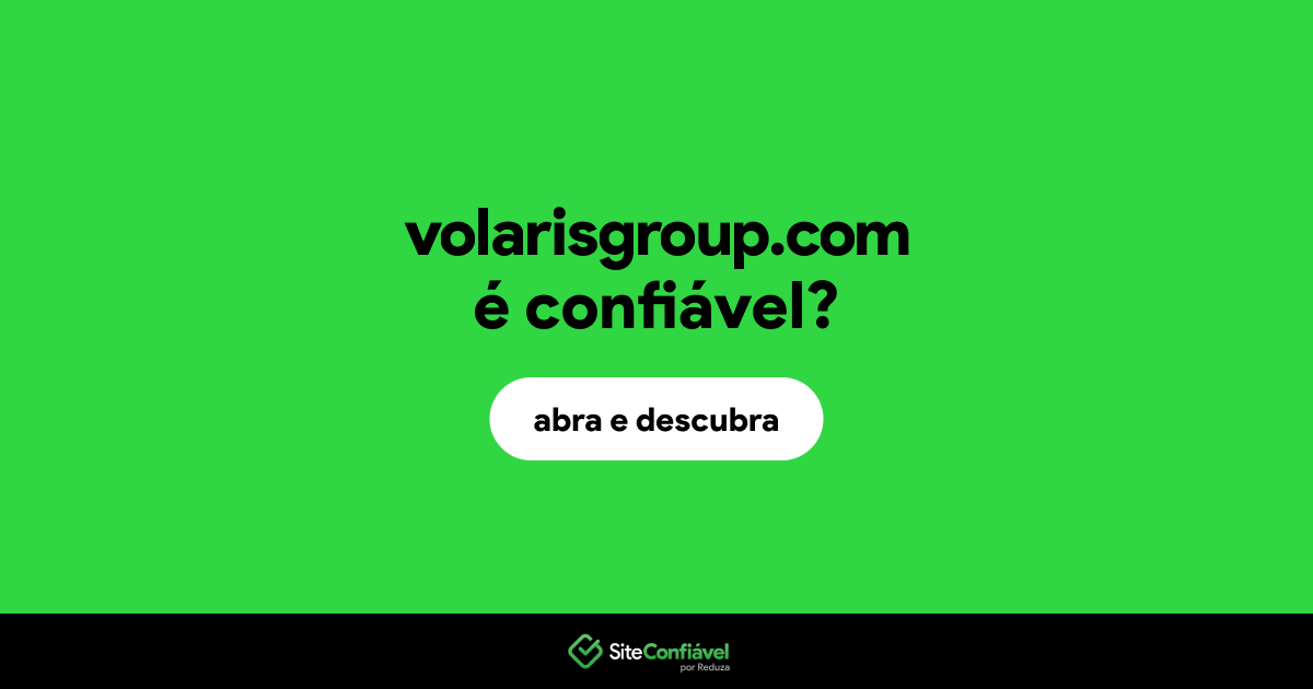 O site volarisgroup.com é confiável?