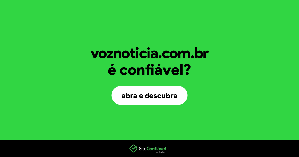 O site voznoticia.com.br é confiável?