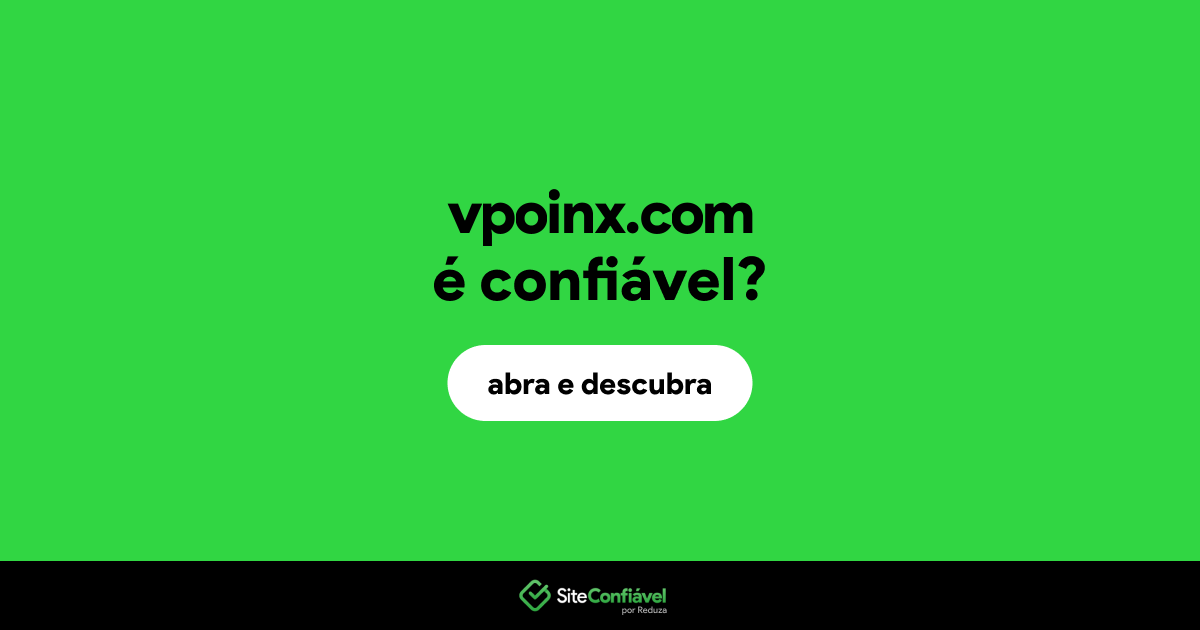 O site vpoinx.com é confiável?