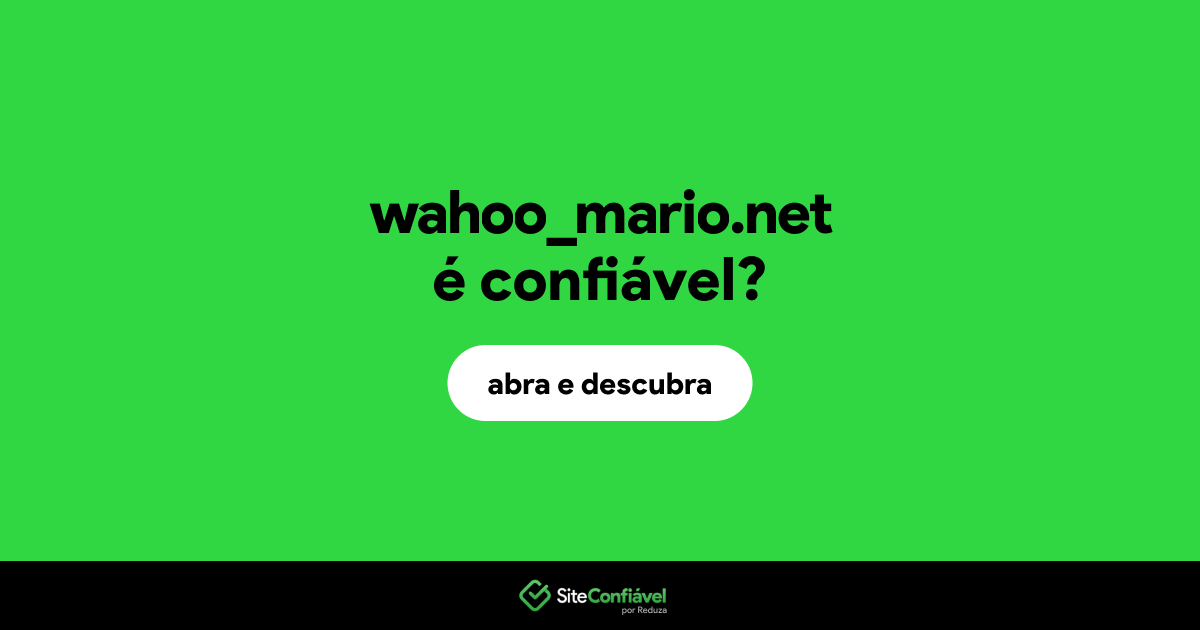 O site wahoo_mario.net é confiável?