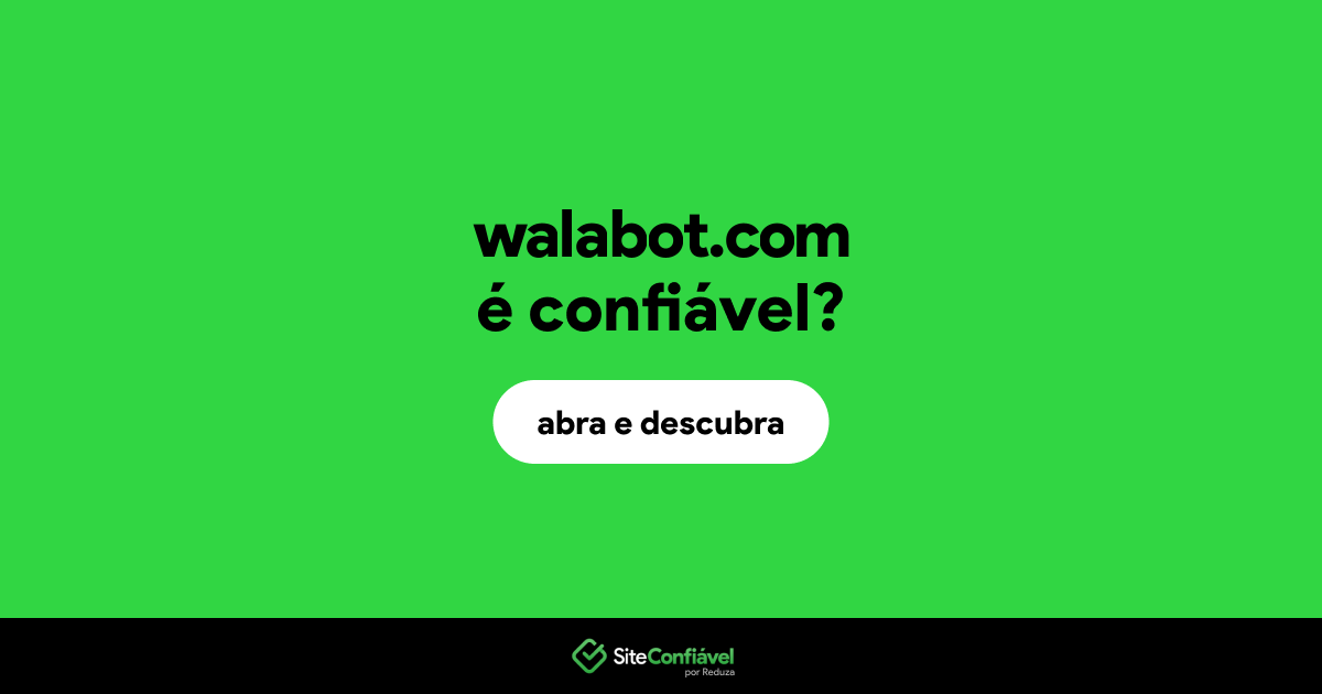 O site walabot.com é confiável?