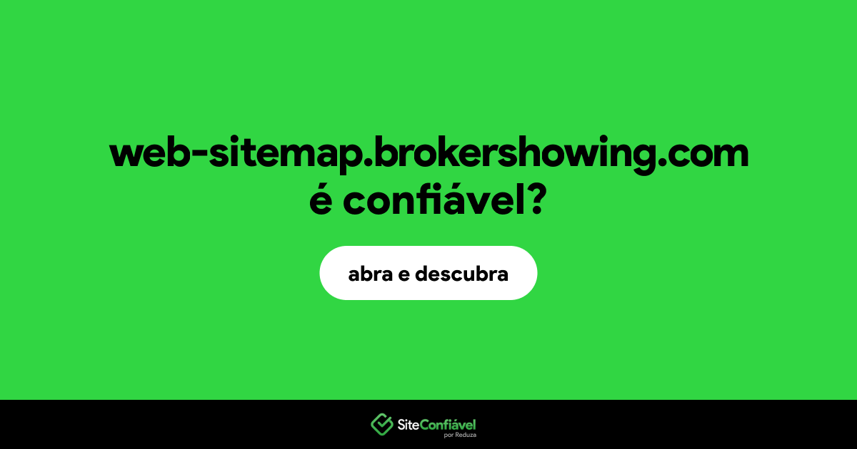 O site web-sitemap.brokershowing.com é confiável?