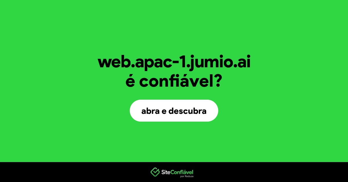 O site web.apac-1.jumio.ai é confiável?