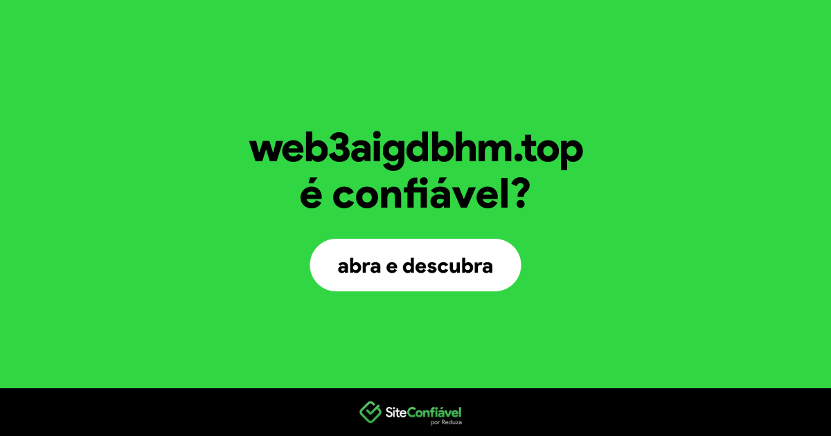 O site web3aigdbhm.top é confiável?