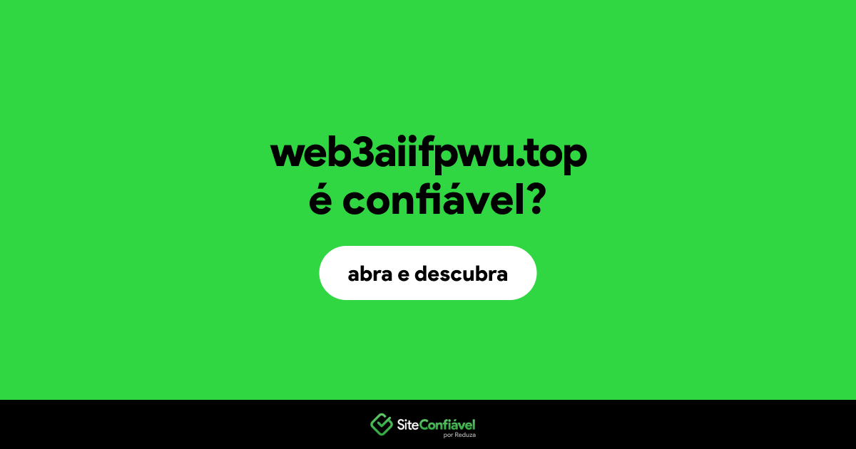 O site web3aiifpwu.top é confiável?