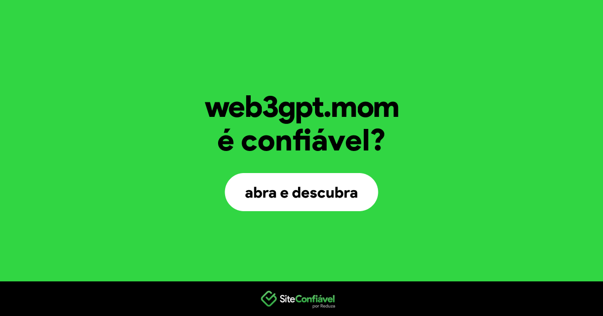 O site web3gpt.mom é confiável?
