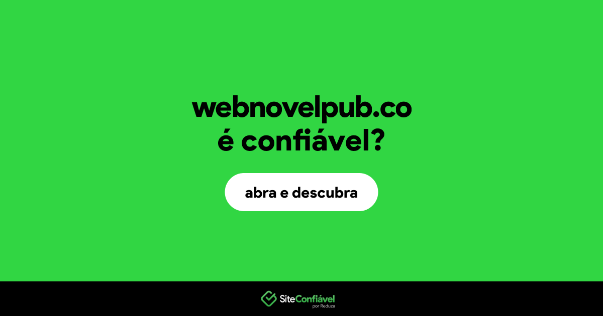 O site webnovelpub.co é confiável?