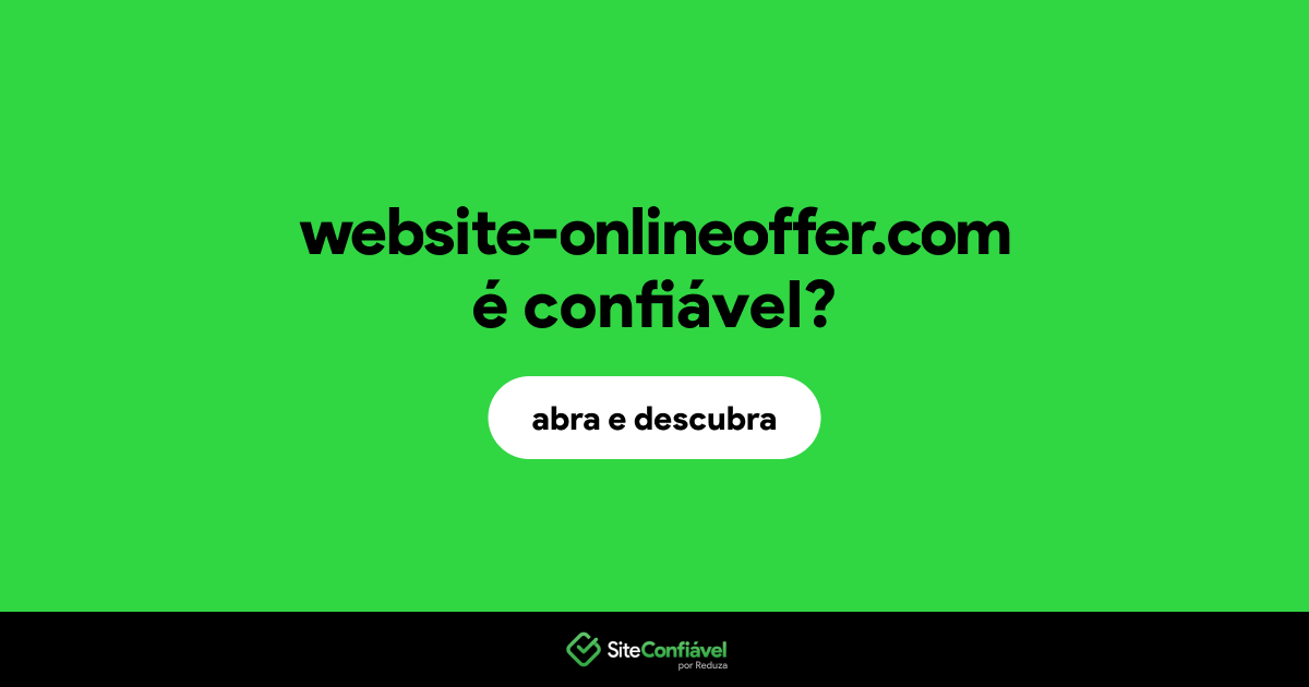 O site website-onlineoffer.com é confiável?