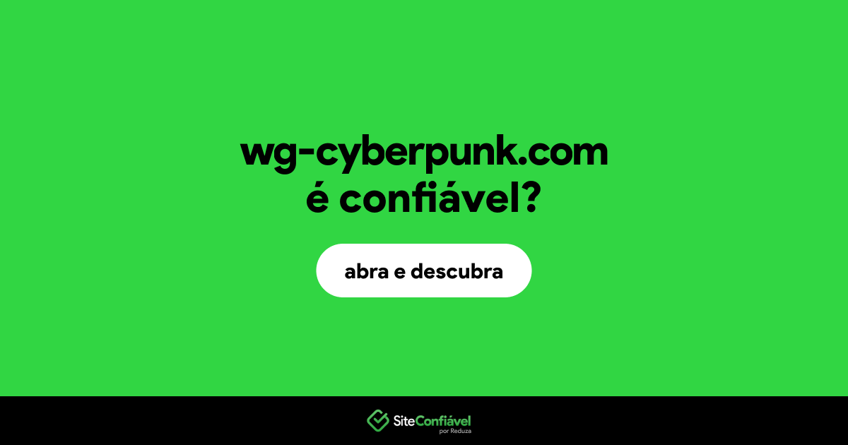 O site wg-cyberpunk.com é confiável?