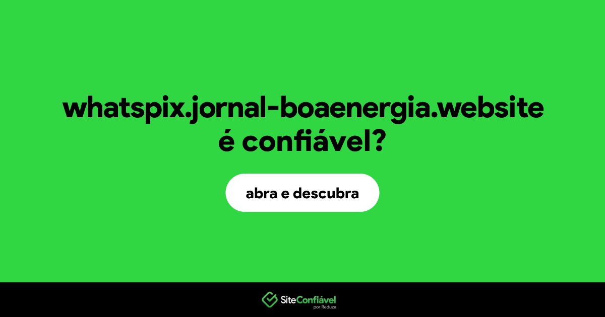 O site whatspix.jornal-boaenergia.website é confiável?
