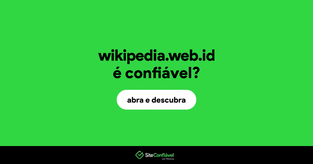 O site wikipedia.web.id é confiável?