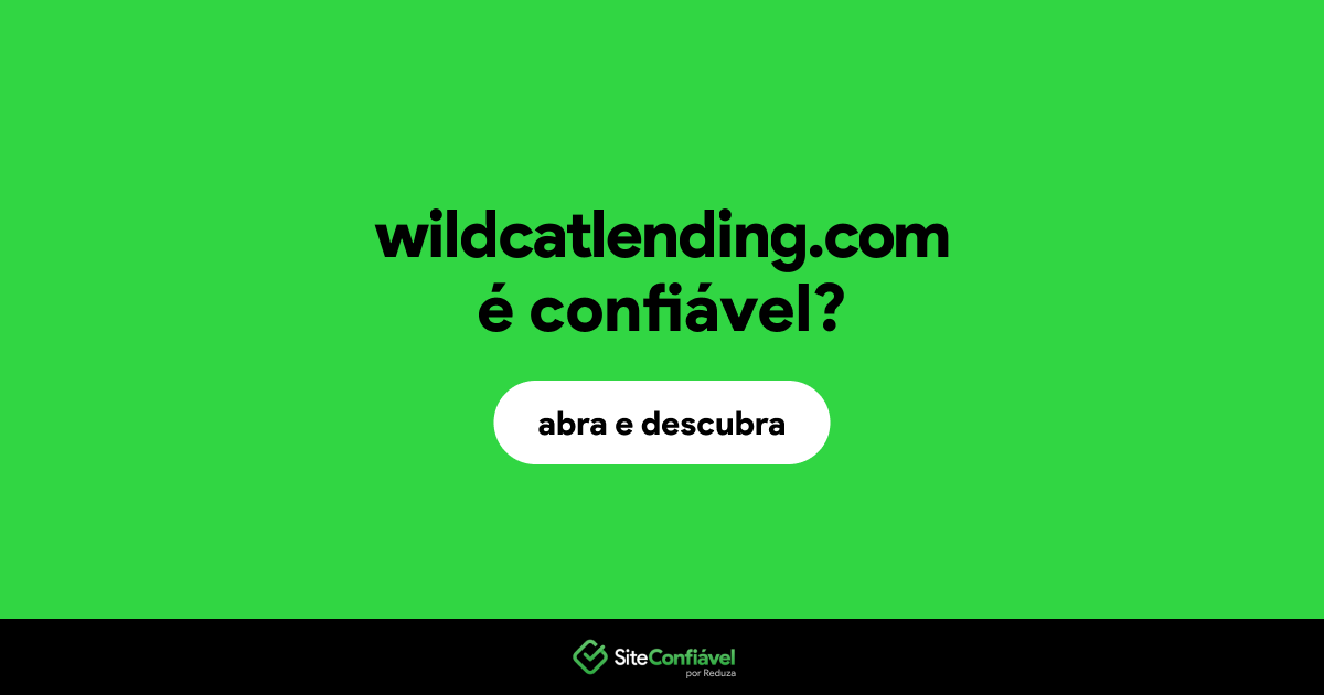 O site wildcatlending.com é confiável?