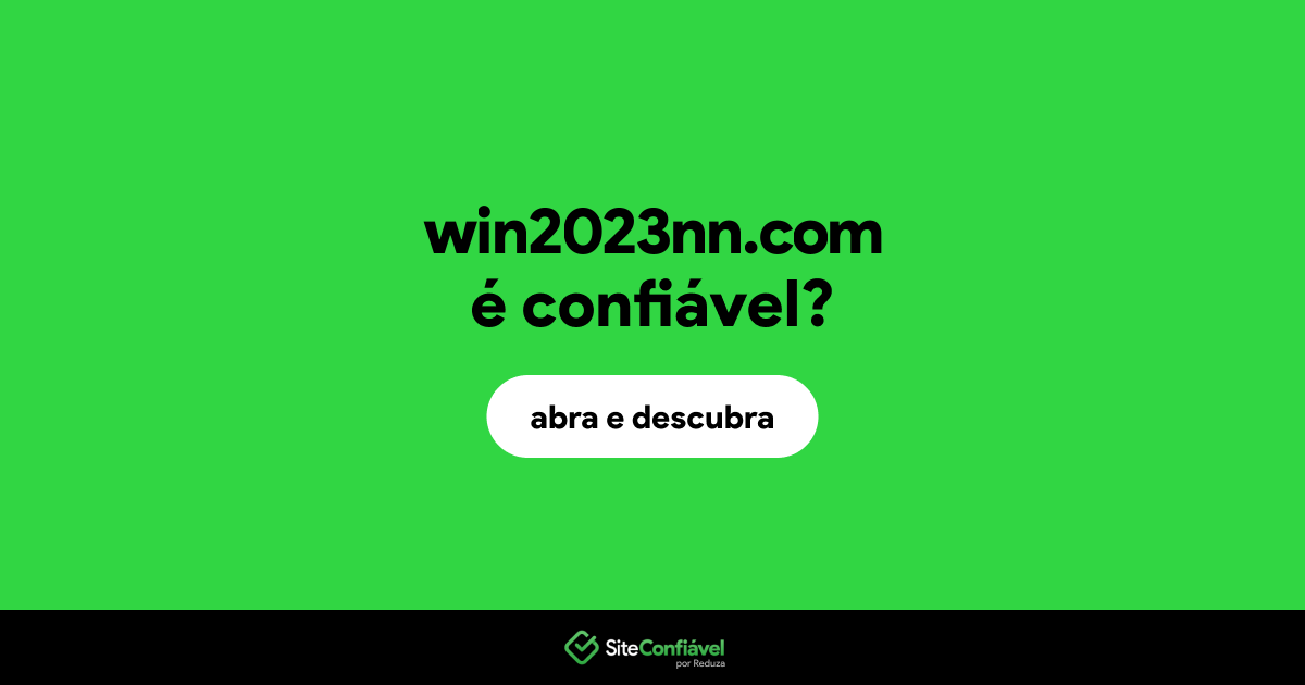 O site win2023nn.com é confiável?