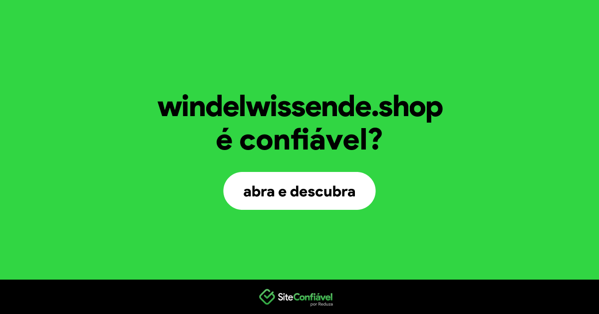O site windelwissende.shop é confiável?