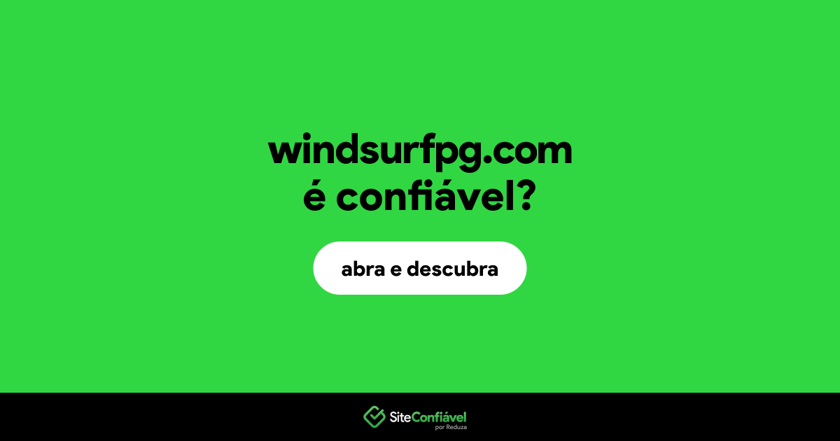 O site windsurfpg.com é confiável?