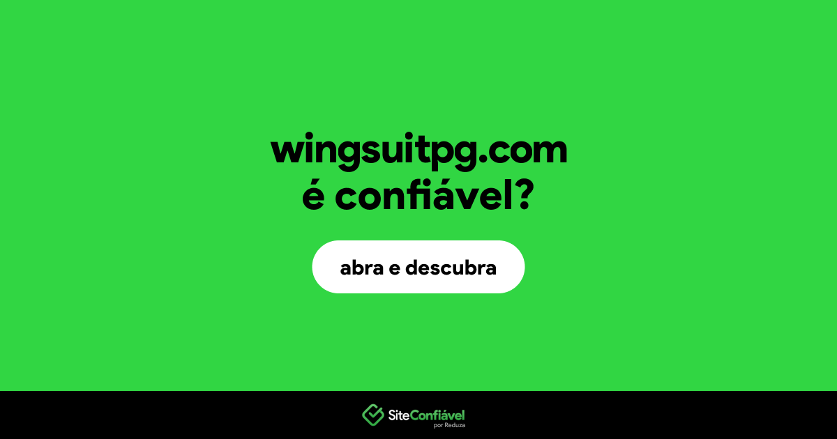 O site wingsuitpg.com é confiável?