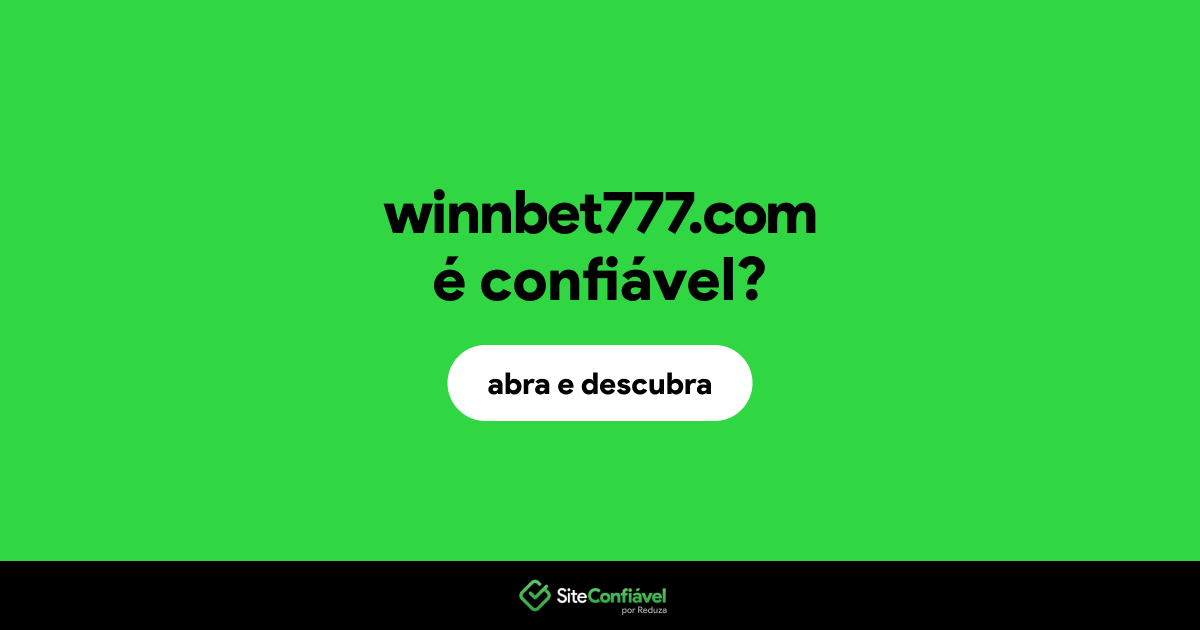 O site winnbet777.com é confiável?