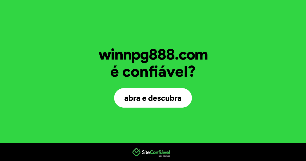 O site winnpg888.com é confiável?