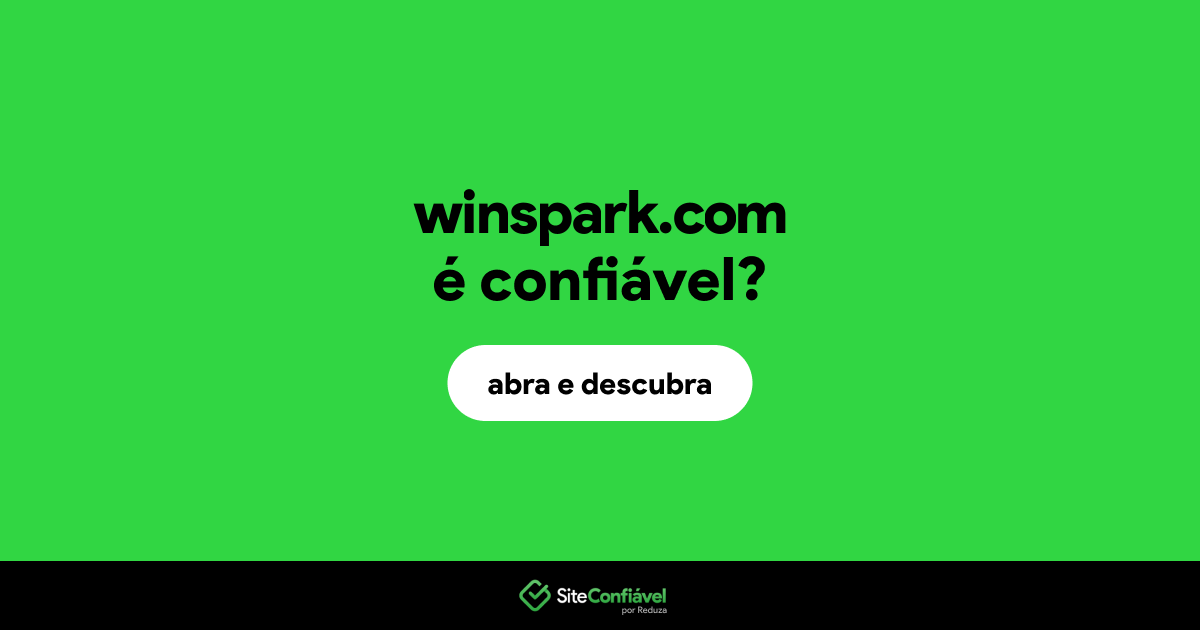 O site winspark.com é confiável?