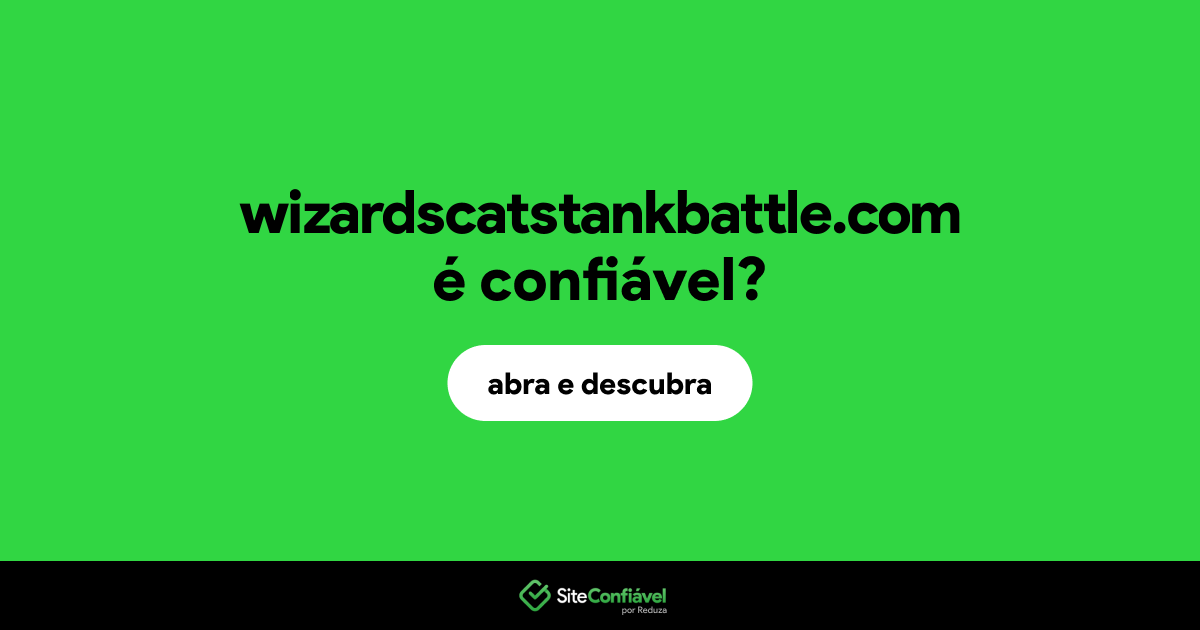 O site wizardscatstankbattle.com é confiável?