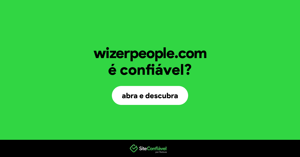 O site wizerpeople.com é confiável?