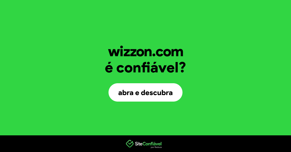 O site wizzon.com é confiável?
