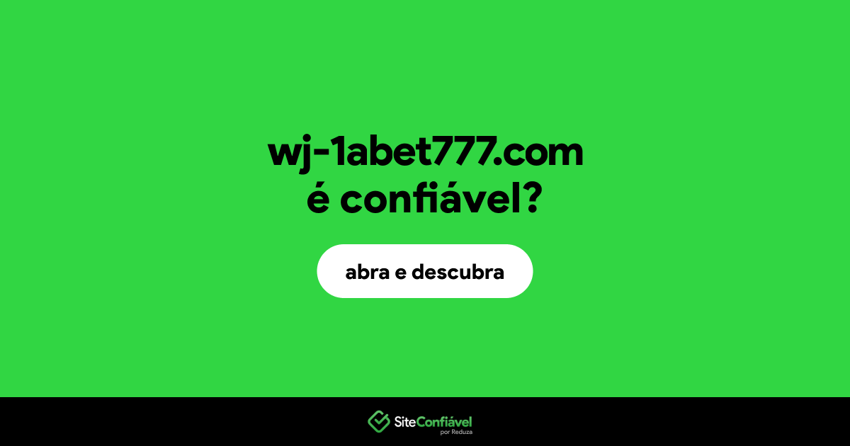 O site wj-1abet777.com é confiável?