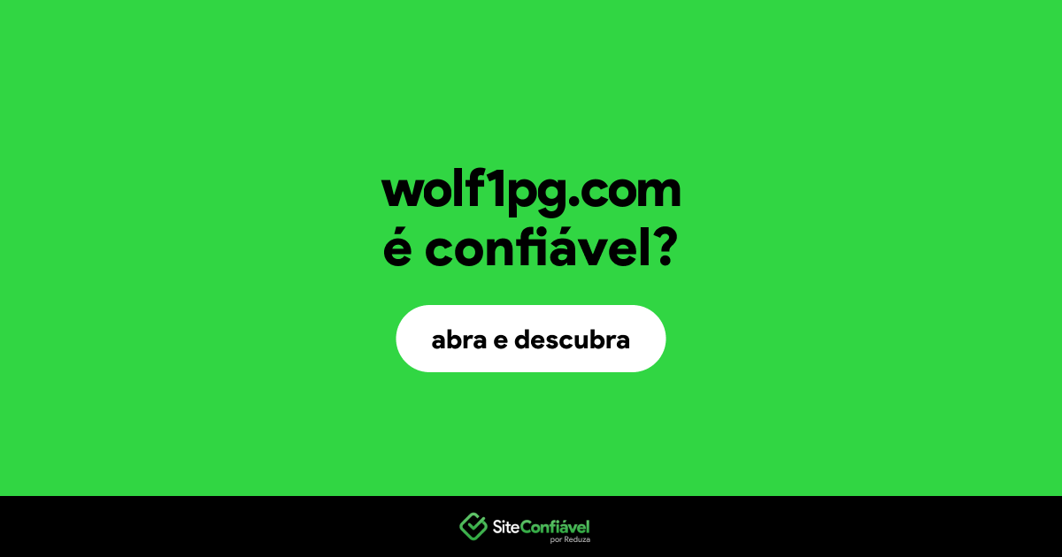 O site wolf1pg.com é confiável?