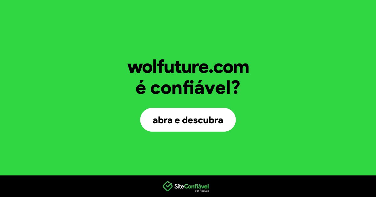 O site wolfuture.com é confiável?