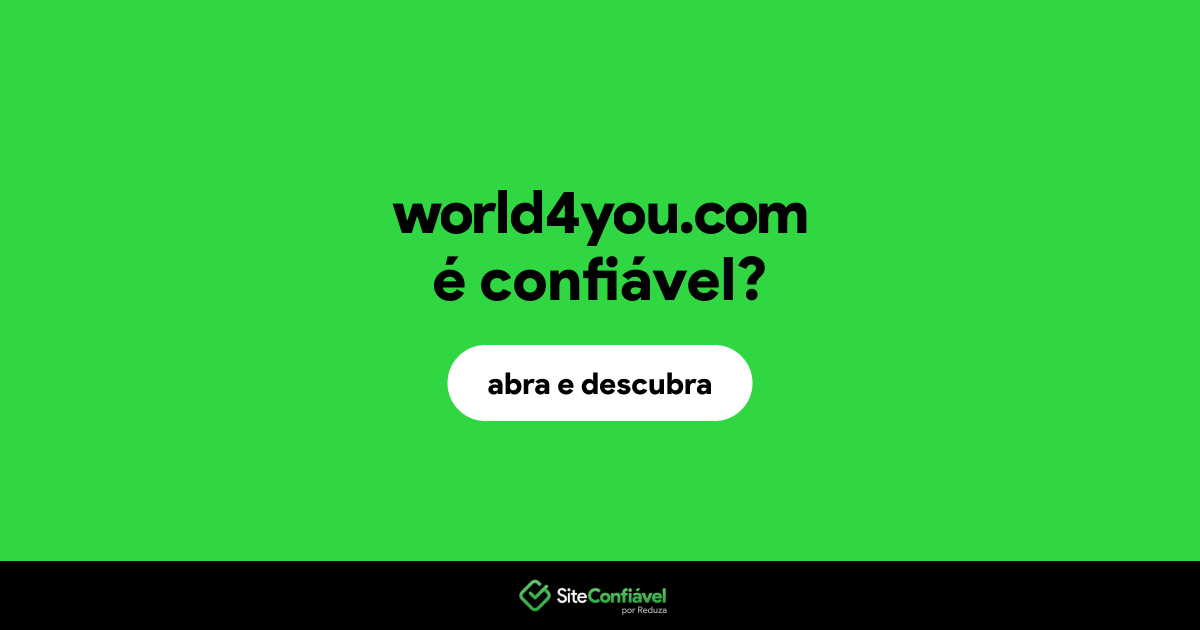 O site world4you.com é confiável?