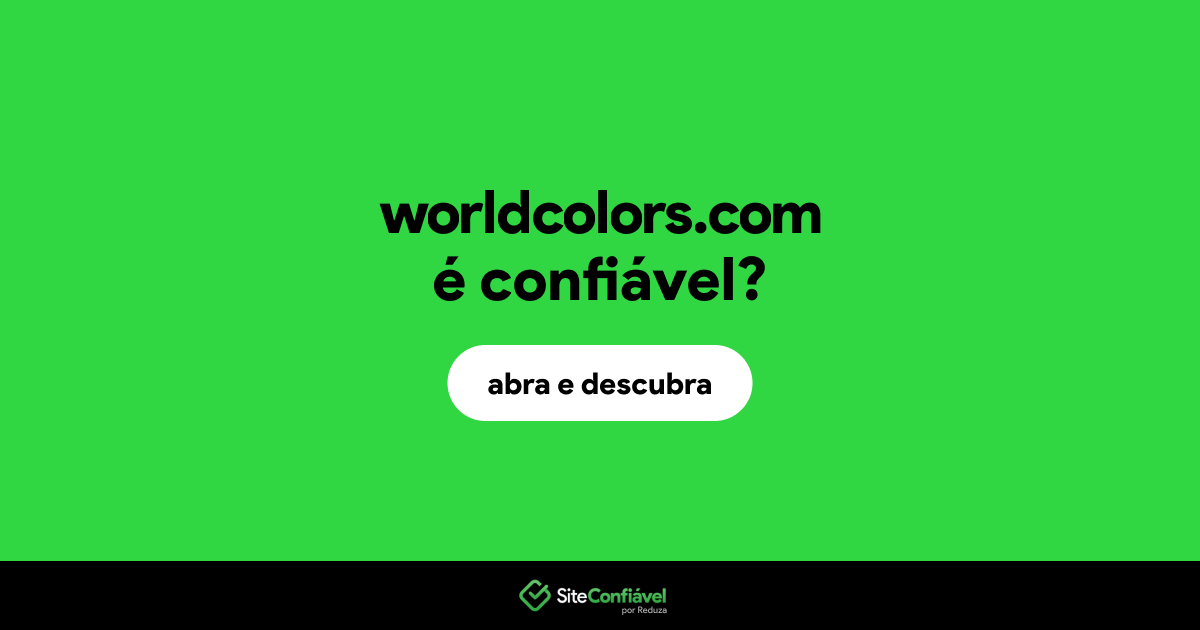 O site worldcolors.com é confiável?